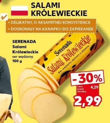 Salami Królewieckie ser wędzony promocja w Kaufland