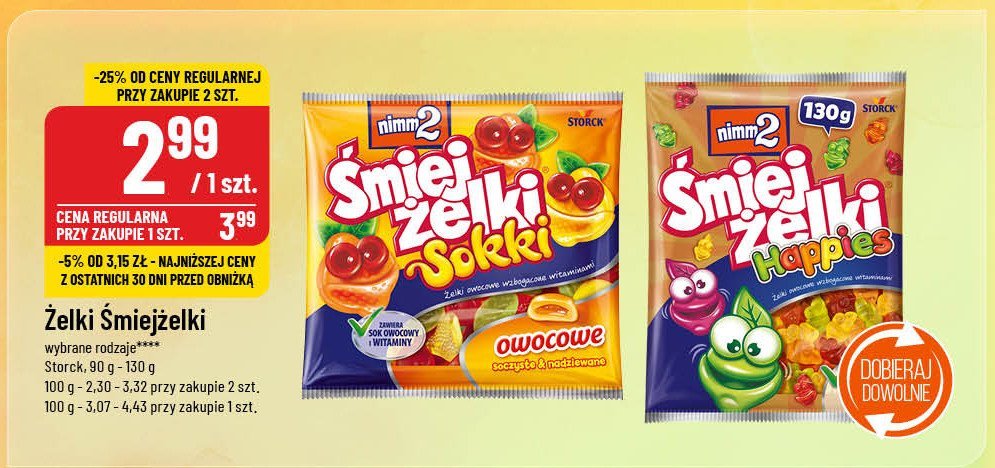 Żelki Nimm2 śmiejżelki happies promocja