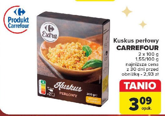 Kuskus perłowy Carrefour extra promocja