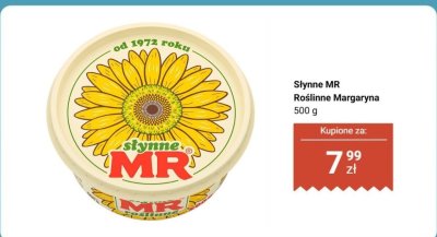 Margaryna Słynne MR Roślinne  promocja w Biedronka