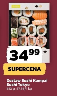 Zestaw Sushi Kampai Sushi Tokyo promocja w Netto