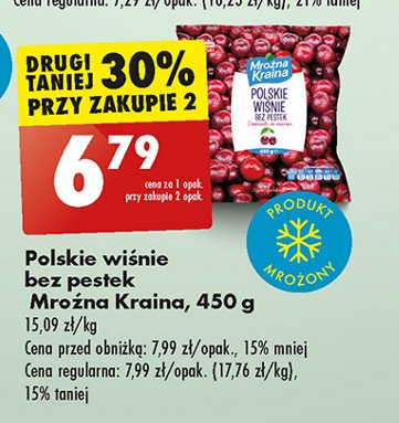 Wiśnie bez pestek Mroźna kraina promocja