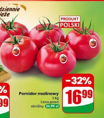 Pomidor malinowy promocja w Dino