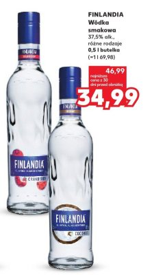 Wódka Finlandia smakowa 37,5% alk., różne rodzaje 0,5l promocja w Kaufland