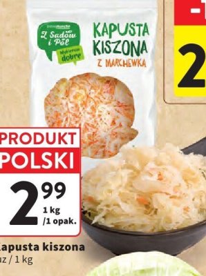 Kapusta kiszona luz Intermarche promocja w Intermarche