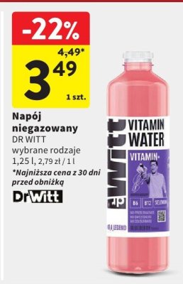 Napój niegazowany Dr Witt promocja w Intermarche