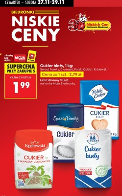 Cukier biały Diamant, 1 kg promocja w Biedronka