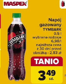 Napój cola + wiśnia Tymbark colove promocja