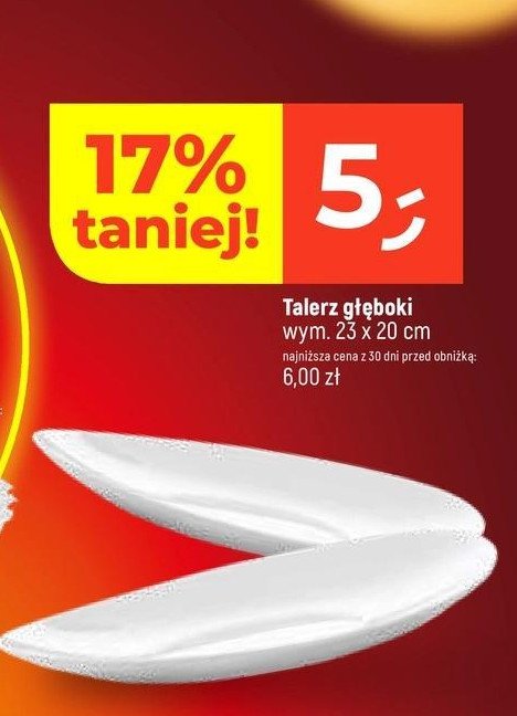 Talerz głęboki promocja