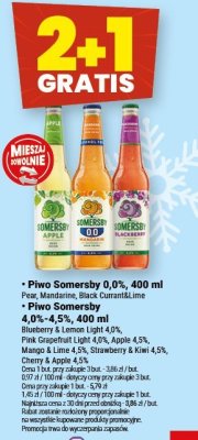 Piwo Somersby 0,0%, 400 ml promocja w Twój Market