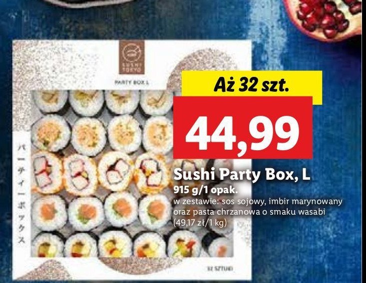 Sushi party box Sushi tokyo promocja