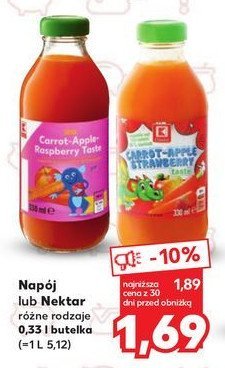 Sok marchew jabłko truskawka K-classic promocja