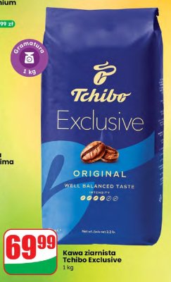 Kawa ziarnista Tchibo Exclusive promocja w Dino