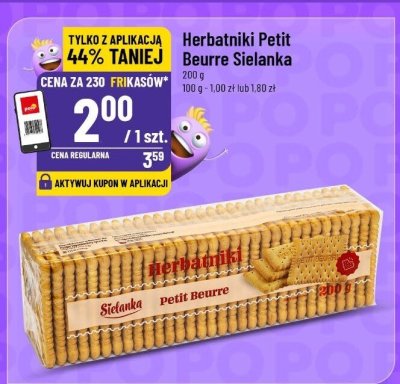 Herbatniki Petit Beurre 200g promocja w POLOmarket