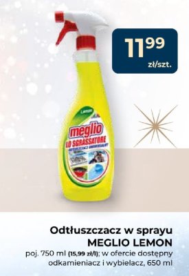 Odtłuszczacz w sprayu MEGLIO LEMON promocja w PSB Mrówka