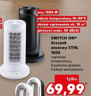 Grzejnik wieżowy STHL 1500 promocja w Kaufland