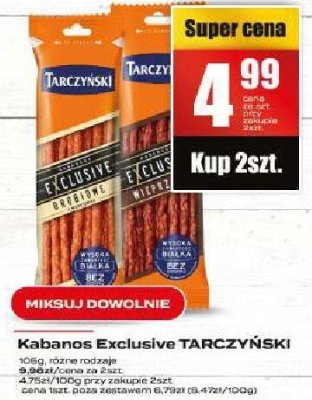 Kabanos Exclusive TARCZYŃSKI promocja w Supeco