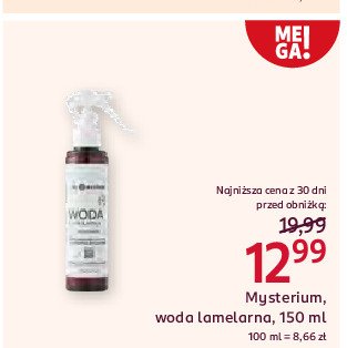 Woda lamelarna Mysterium promocja