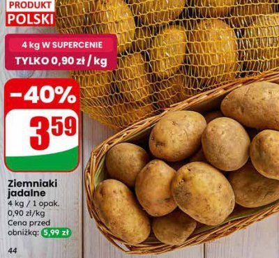 Ziemniaki jadalne promocja w Dino
