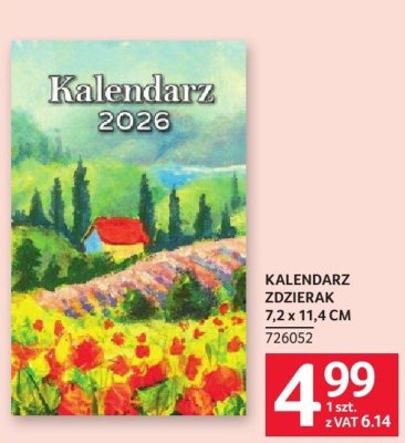 Kalendarz zdzierak 7,2 x 11,4 cm promocja w Selgros