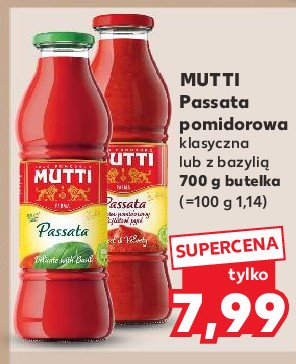 Passata pomidorowa mutti Mutti promocja w Kaufland