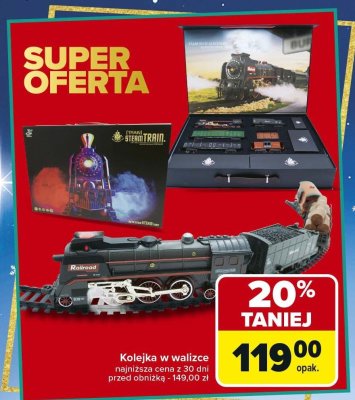 Kolejka w walizce promocja w Carrefour