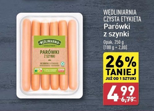 Parówki z szynki promocja