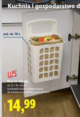Kosz na odpady  promocja w Lidl