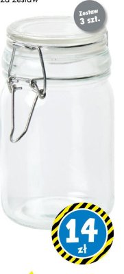 Słoik na przetwory 250 ml, za zestaw promocja w Tedi