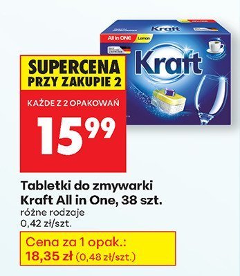 Tabletki do zmywarki All in One, 38 szt. promocja w Biedronka