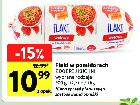 Flaki w pomidorach Z dobrej kuchni promocja