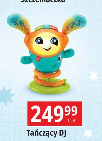 Taneczny dj Fisher-price promocja w Leclerc