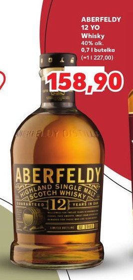 Whisky ABERFELDY 12 YO promocja