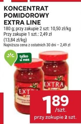 Koncentrat pomidorowy Extra Line promocja w Stokrotka