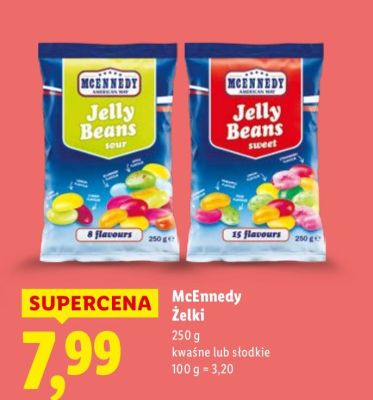 Żelki Jelly Beans kwaśne  promocja w Lidl
