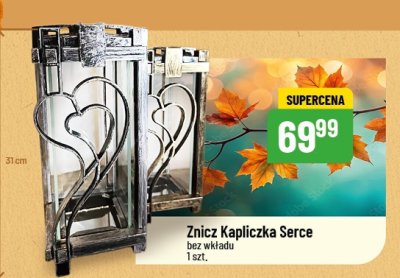 Znicz Kapliczka Serce bez wkładu promocja w POLOmarket