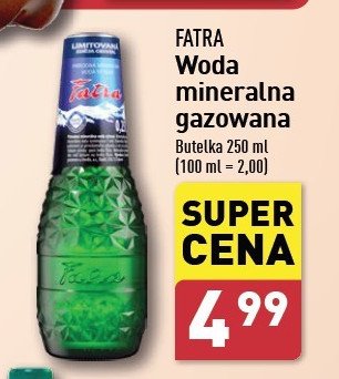 Woda mineralna gazowana Fatra promocja