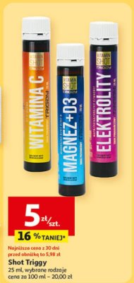 Shot Triggy 25 ml wybrane rodzaje promocja w Auchan