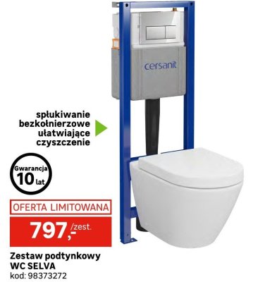 Zestaw podtynkowy WC SELVA promocja w Leroy Merlin