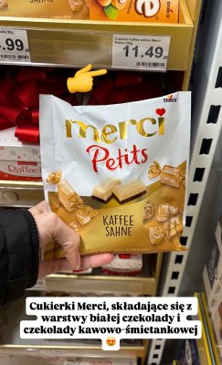 Cukierki Petits Kaffee Sahne promocja w Dino