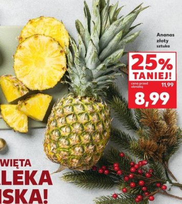 Ananas złoty sztuka promocja w Kaufland