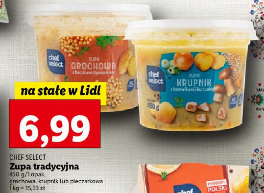 Zupa krupnik Chef select promocja