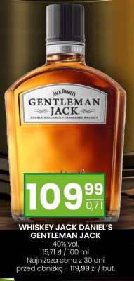 Whiskey Jack Daniel's Gentleman Jack promocja w Twój Market