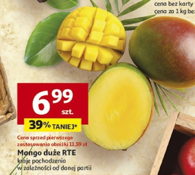 Mango duże RTE promocja w Auchan