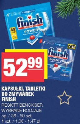 Kapsułki, tabletki do zmywarek Finish promocja w SPAR