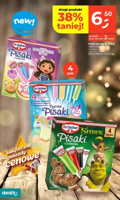 Pisaki cukrowe Dr. Oetker różne rodzaje promocja w Dealz