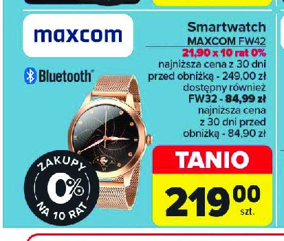 Zegarek fw32 neon Maxcom promocja