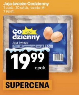 Jaja świeże Codzienny promocja w Delikatesy Centrum