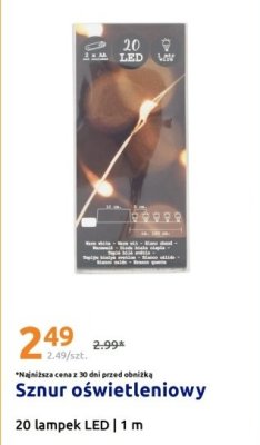 Sznur oświetleniowy 20 lampek LED 1 m promocja w Action