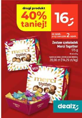 Zestaw czekoladek Merci Together promocja w Dealz